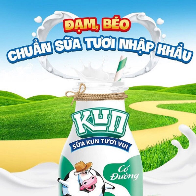 Vài nét về thương hiệu sữa Kun