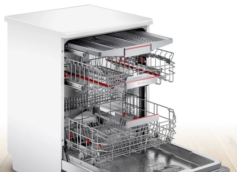 Máy rửa bát Bosch SMS6ZCW07E serie 6 thiết kế thông minh, vận hành êm ái