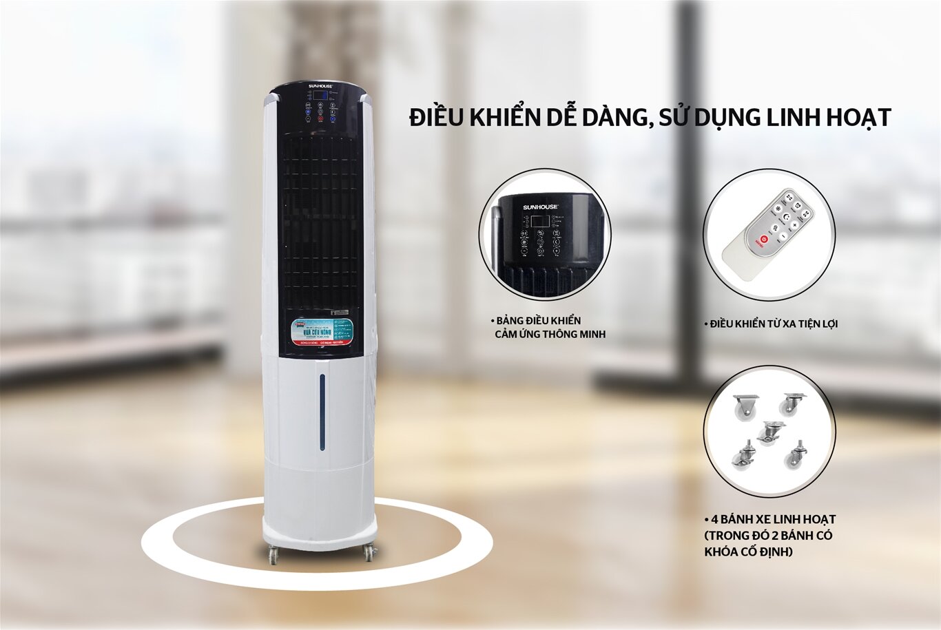 Đánh giá quạt điều hòa Sunhouse SHD7737 – Có đáng đồng tiền bát gạo hay không?