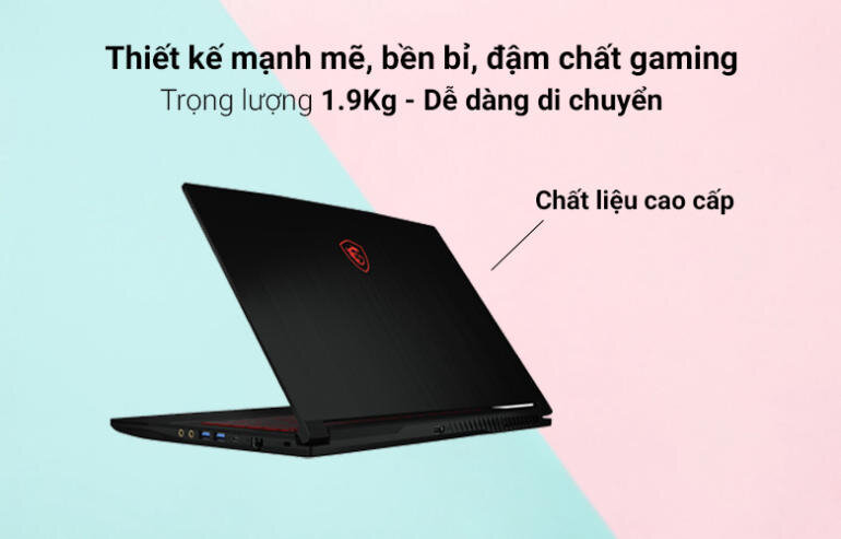 Laptop MSI GF63 Thin 11SC 662VN