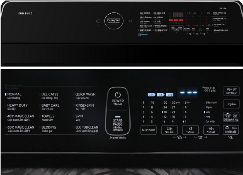 máy giặt Samsung WA80F21B9BSV Inverter 21 kg