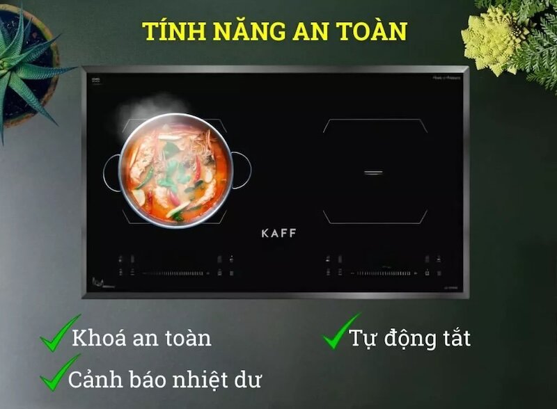 Bếp từ đôi Kaff KF-FL6068II mang đến trải nghiệm tuyệt vời cho người sử dụng