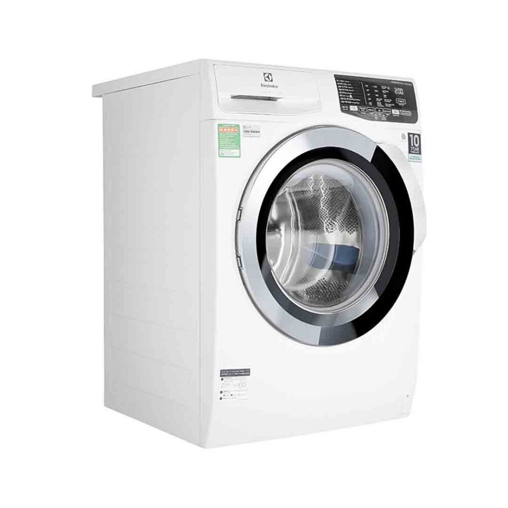 Máy giặt Electrolux thiết kế với gam màu trắng