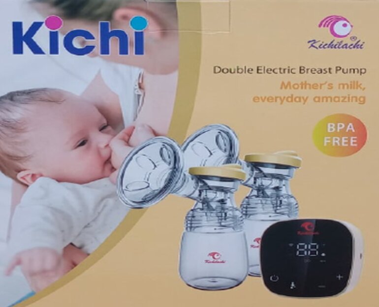 Review máy hút sữa Kichilachi điện đơn chi tiết và cách lắp ráp bình sữa