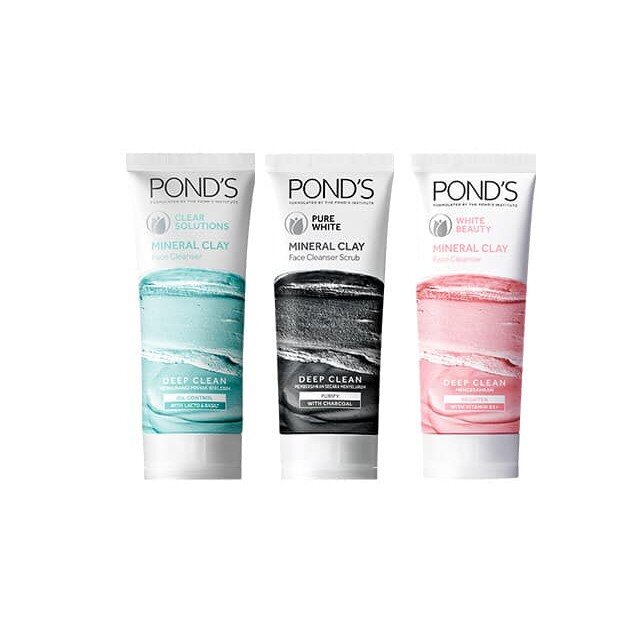 Sữa rửa mặt Pond’s Mineral Clay đất sét khoáng