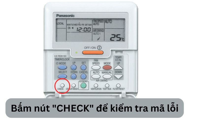 Cách check mã lỗi điều hòa Panasonic đời mới bằng Comfort Coud và remote điều khiển từ xa