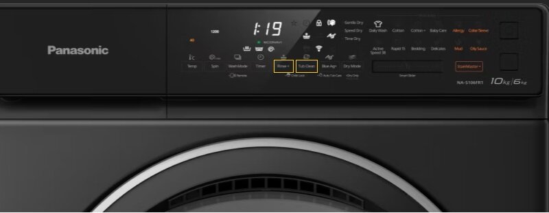 Hướng dẫn sử dụng máy giặt sấy Panasonic Inverter 10 kg NA-S106FR1PV