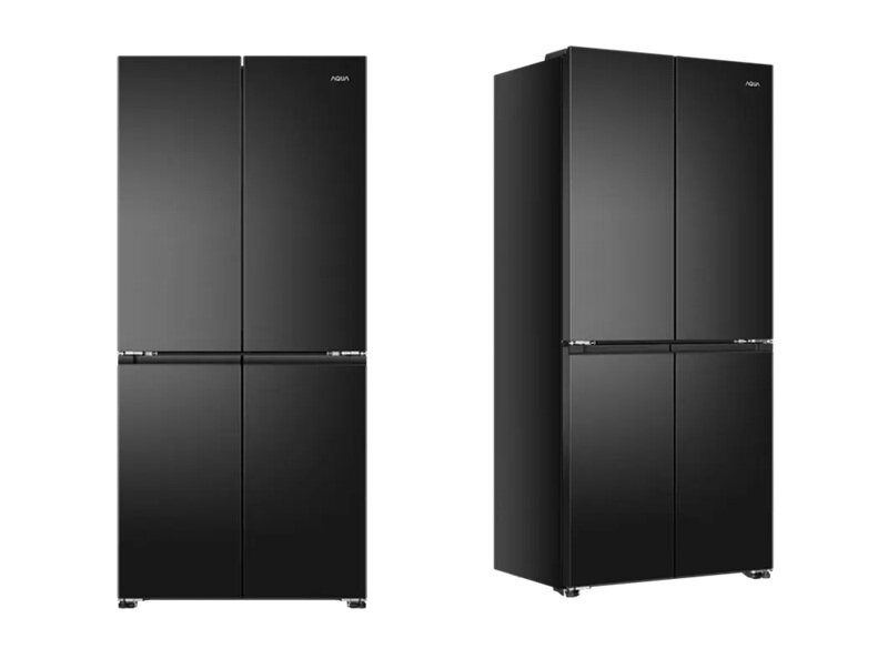 Tủ lạnh Aqua inverter AQR-M570XA(FS) thiết kế