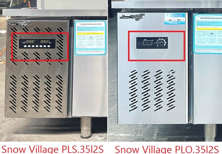 Sự khác biệt giữa bàn đông Snow Village PLS.35L2S và PLO.35L2S