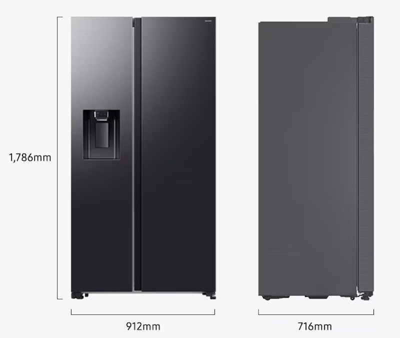 Tủ lạnh Samsung Side By Side Inverter 635 lít RS70F65K2FSV sở hữu nhiều công nghệ nổi bật