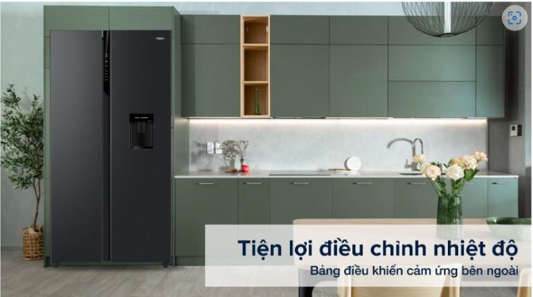 tủ lạnh aqua inverter 524 lít aqr-sw541xa(bl)