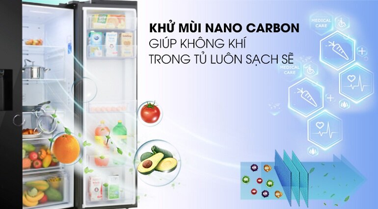 Tủ lạnh Side by Side 617 lít Samsung RS64R53012C/SV 