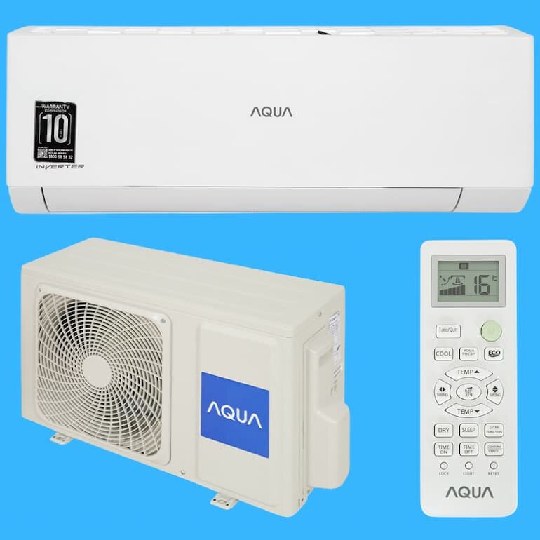 Thiết kế máy lạnh Aqua 1hp AQA-RV9QA