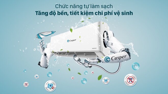 máy lạnh Casper 1 chiều 9000BTU GC-09IS32