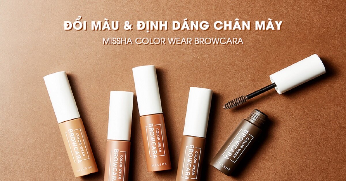 mascara lông mày missha