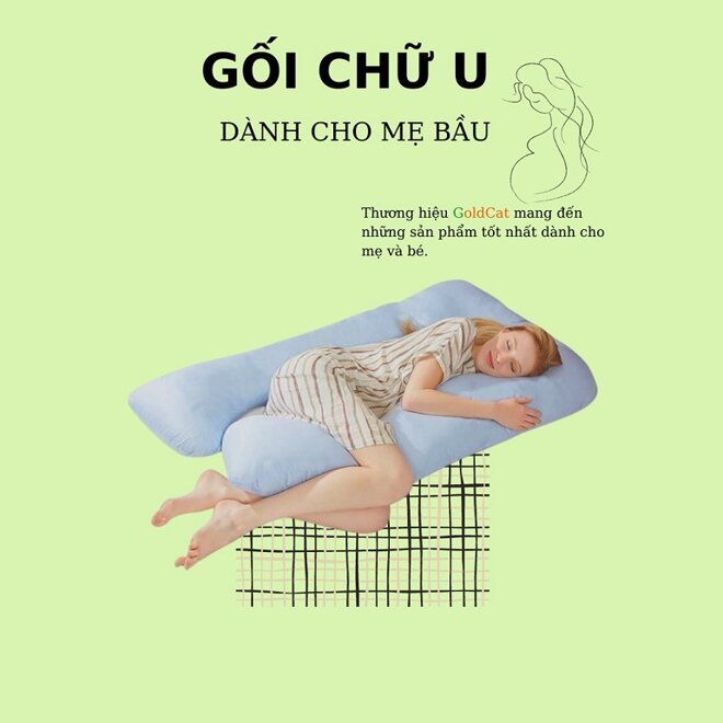 Gối chữ U cho bà bầu