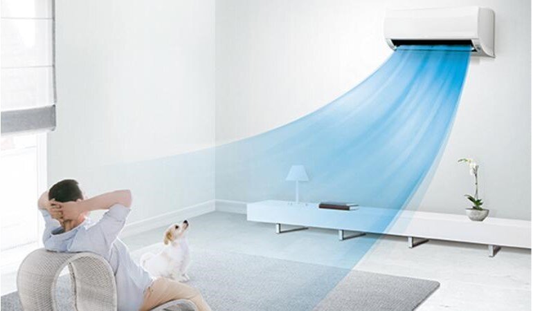 Tính năng Fast Cooling của điều hòa Samsung Inverter mang lại không khí lạnh thoải mái