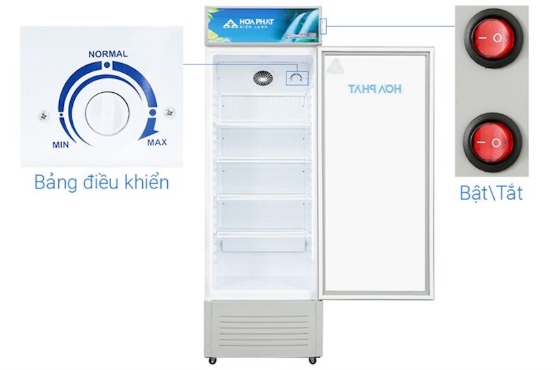 Tủ mát Hòa Phát HSC-700F1R1 giải pháp lưu trữ thực phẩm lý tưởng cho không gian nhỏ