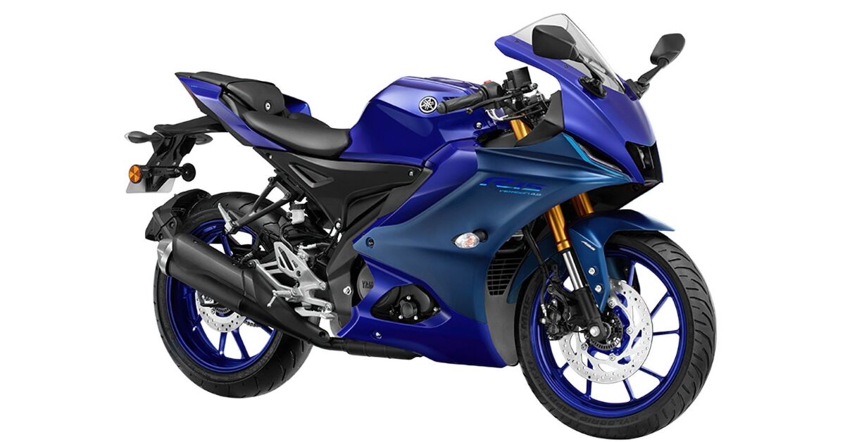 Yamaha R15 V4 màu xanh