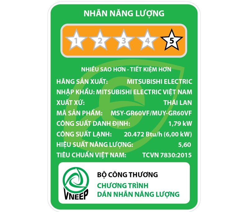 Điều hòa Mitsubishi 24000 BTU inverter MSY-GR60VF đời cũ vẫn 