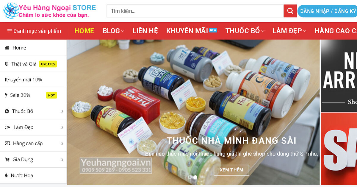 Yeuhangngoai.vn – Nơi cung cấp hàng ngoại nhập cao cấp uy tín chất lượng