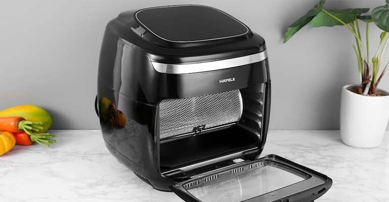 Nồi chiên Hafele AF-602A có dung tích 11 lít thích hợp sử dụng cho gia đình đông thành viên nồi chiên không dầu Hafele AF-602A