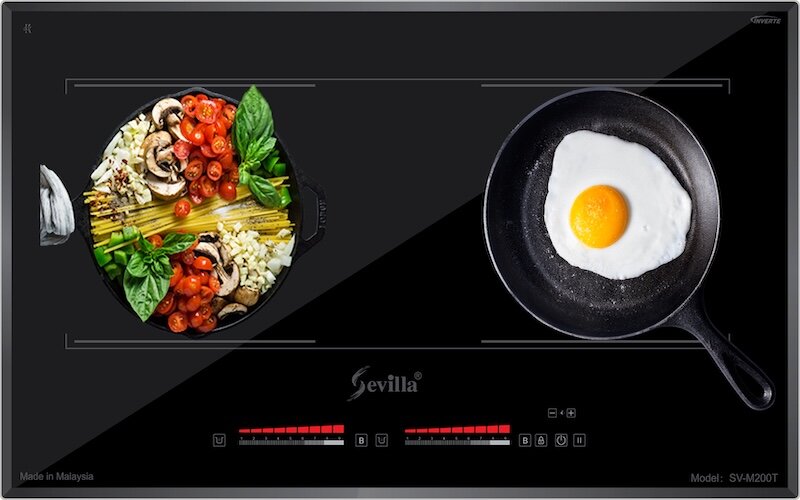 Bếp từ 2 vùng nấu Sevilla SV-M200T dễ dàng lắp đặt và sử dụng