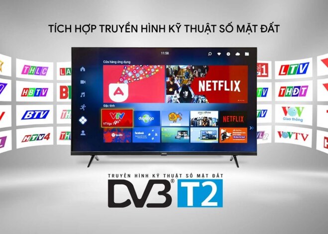 Smart Tivi Asanzo 4K 50 inch 50EX8 