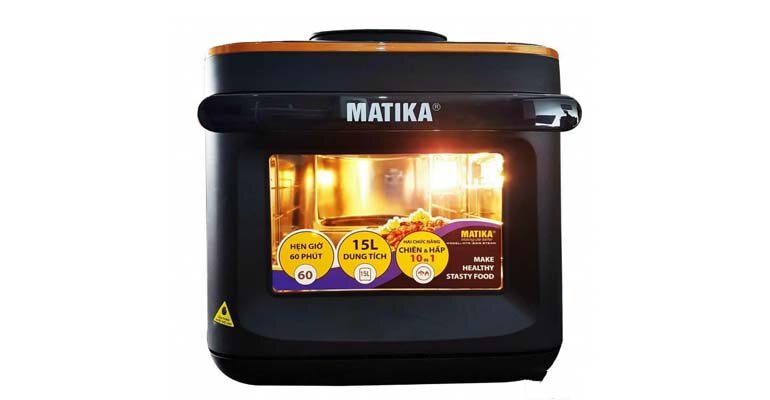 Nồi chiên hơi nước Matika MTK-9315 tích hợp công nghệ Stream Active đột phá Nồi chiên hơi nước Matika MTK-9315