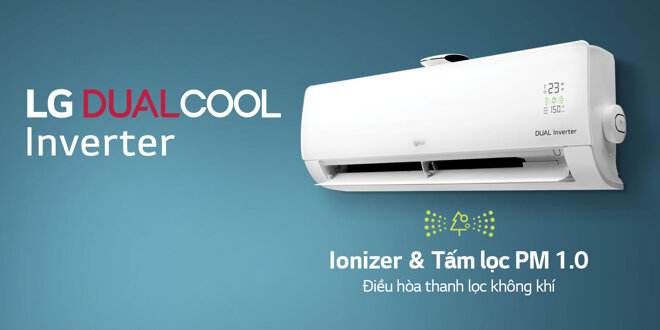 Điều hòa LG Inverter 2 chiều B10APF sử dụng công nghệ Dual Cool Inverter