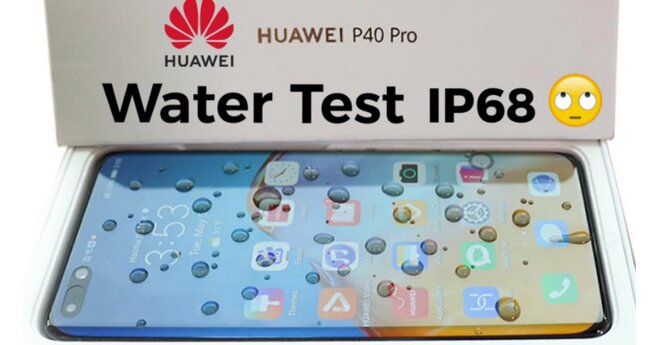 huawei p40 pro có chống nước không