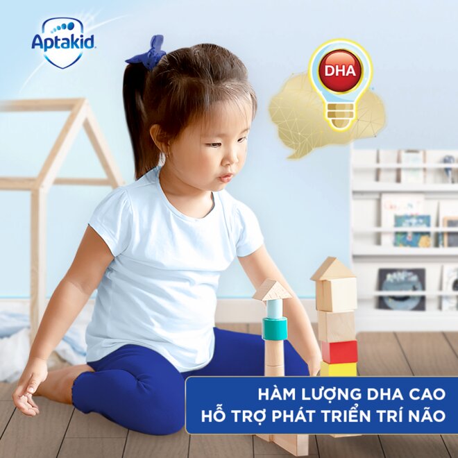 Aptakid 3 hỗ trợ phát triển trí não và thị giác