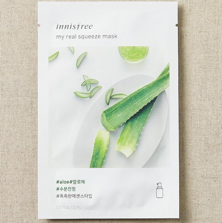 Mặt nạ giấy Innisfree My Real Squeeze Mask Aloe