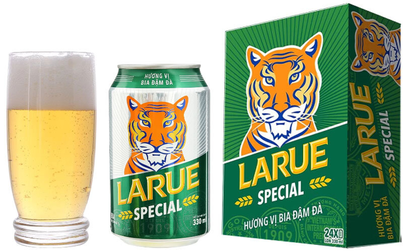 Nồng độ cồn, hương vị của bia Larue xanh và Larue Special