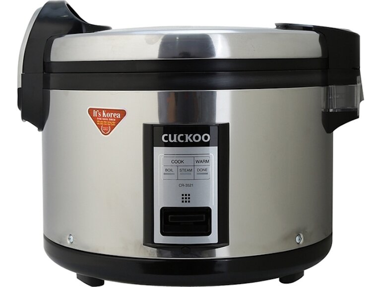 Nồi cơm điện Cuckoo CR-3521 có dung tích lớn 6.3 lít phù hợp cho gia đình có nhiều người hay nhà hàng, quán ăn…