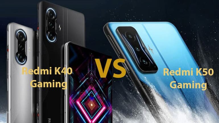So sánh Xiaomi K40 gaming và Xiaomi K50 gaming