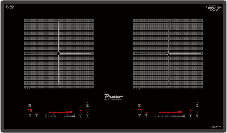 Bếp từ âm 2 vùng nấu Prato PT-668 