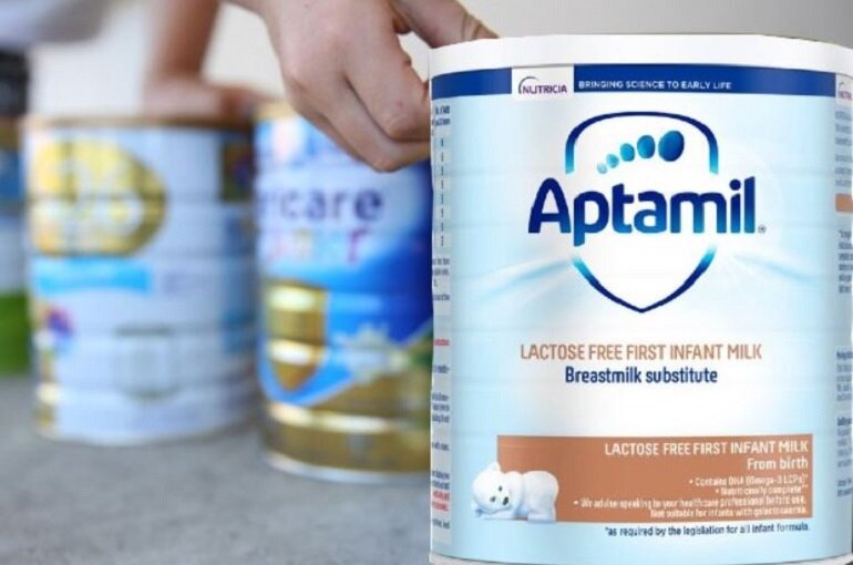 Hướng dẫn cách pha và một số lưu ý khi sử dụng sữa Aptamil lactose free cho trẻ bất dung nạp Lactose dưới 12 tháng
