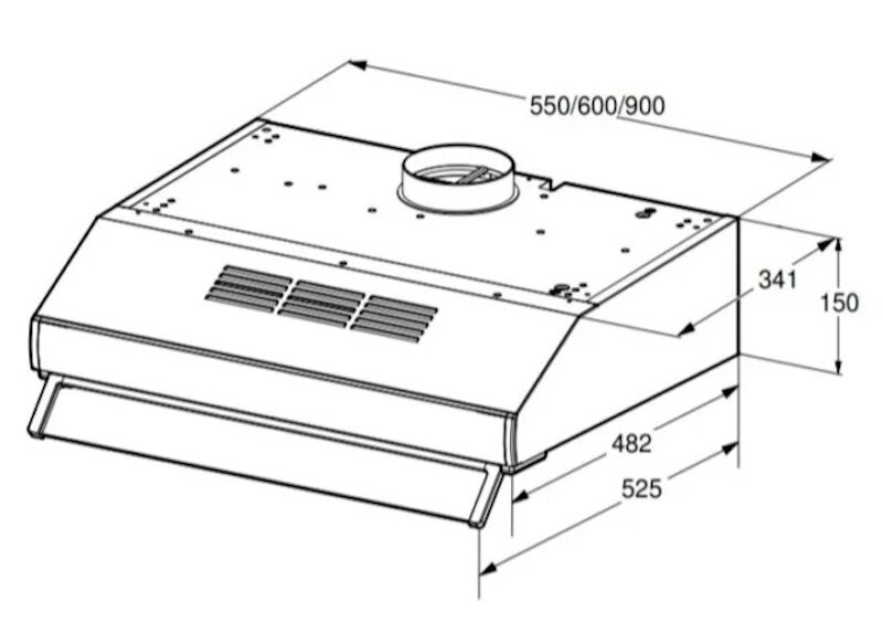 Máy hút mùi Bosch DHU935HB hút sạch mọi mùi và khói dầu mỡ chỉ trong nháy mắt