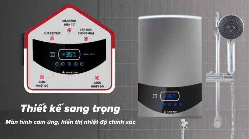 Đánh giá máy nước nóng trực tiếp Ariston ST45PE-VN: Hiện đại, nhiều tính năng!