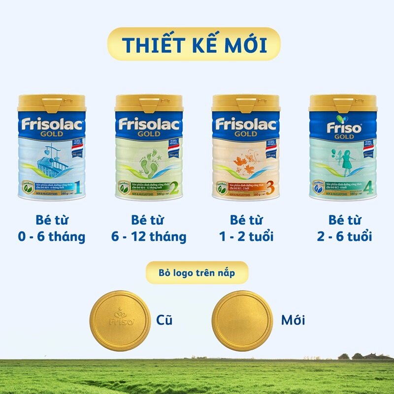 Tất tật những điều cần biết về dòng sữa Frisolac Gold 3 màu mới