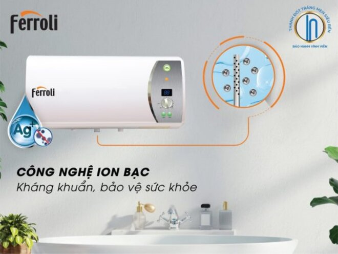 So sánh bình nóng lạnh Panasonic DH-15HAM và Ferroli Verdi VD 15L AG+