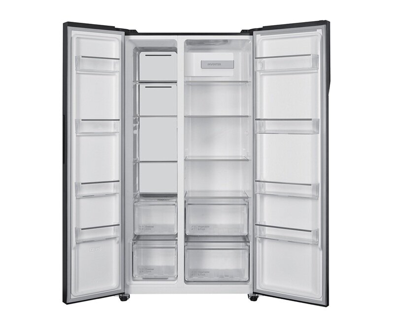 Tủ lạnh Hitachi HRSN9563DDXVN gây bất ngờ vì giá rẻ, bảng điều khiển cảm ứng mặt gương