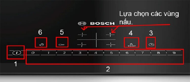Hướng dẫn sử dụng bếp từ Bosch series 6