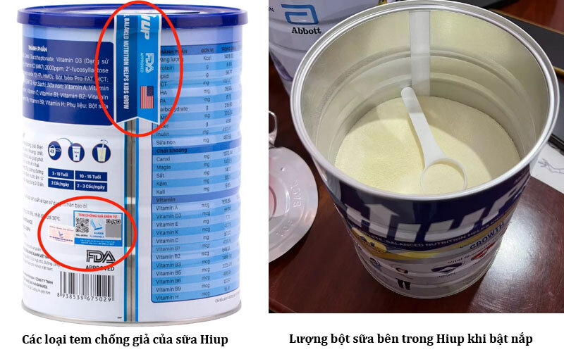 Chất lượng bột sữa của Hiup theo đánh giá của người dùng