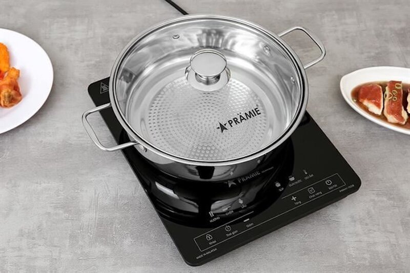 Bếp từ Pramie PRMY-1109 giúp việc nấu nướng trở nên dễ dàng và tiện lợi