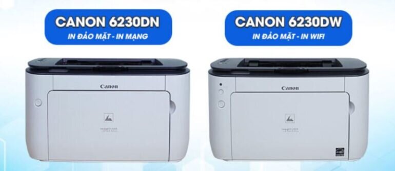 so sánh máy in Canon 6230dn và Canon 6230dw