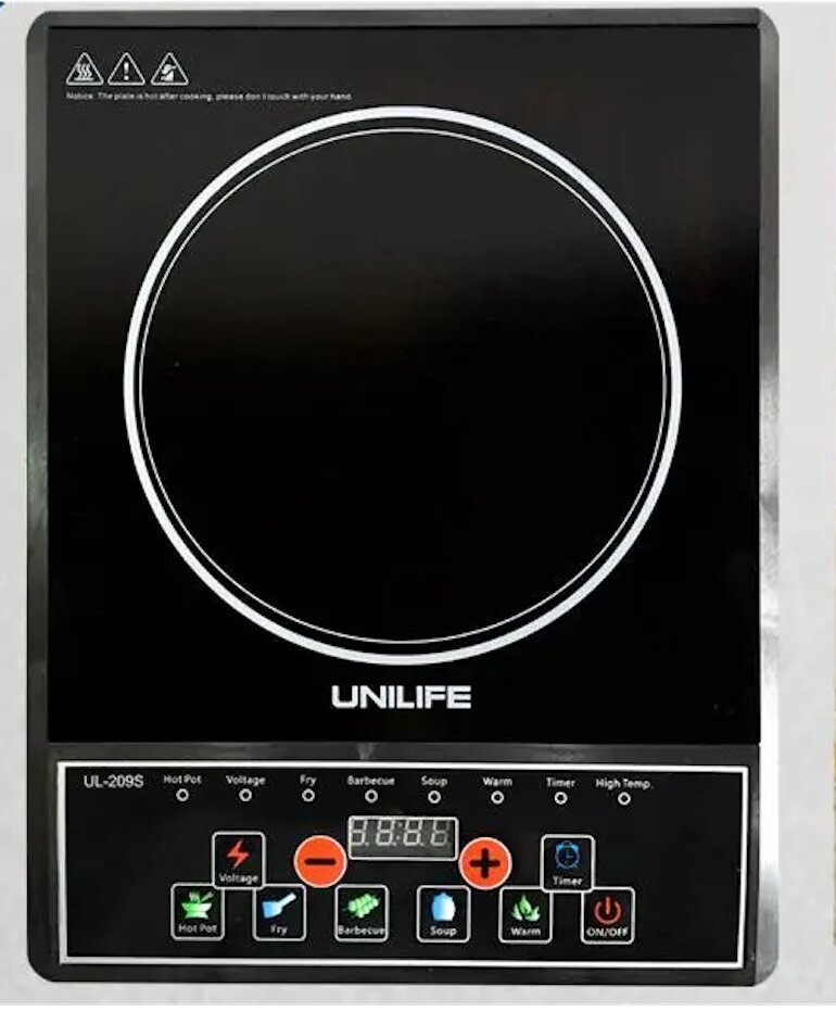 Bếp hồng ngoại Unilife UL209S có thiết kế đẹp mắt
