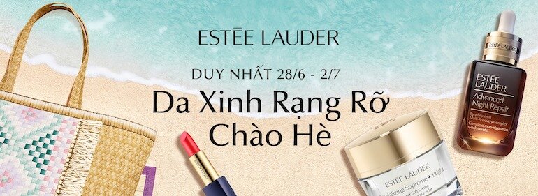 Deal mỹ phẩm Estee Lauder sale lớn trong siêu sale Lazada 28/06 – 02/7