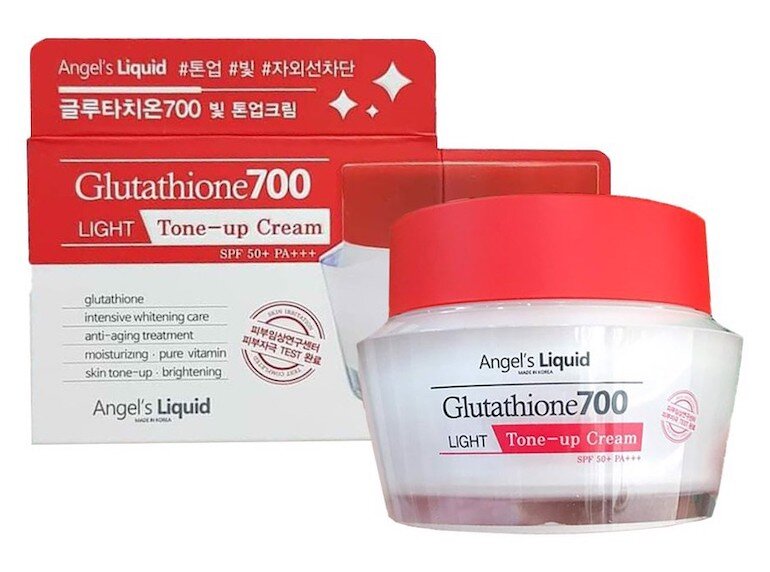 Kem dưỡng da chống nắng Angel’s Liquid Glutathione Light Tone Up SPF50+